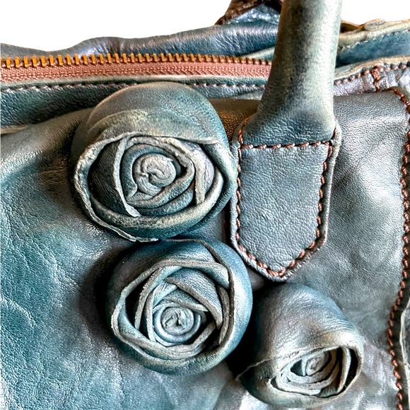 Falorni Teal Handbag - Picture 9 of 10